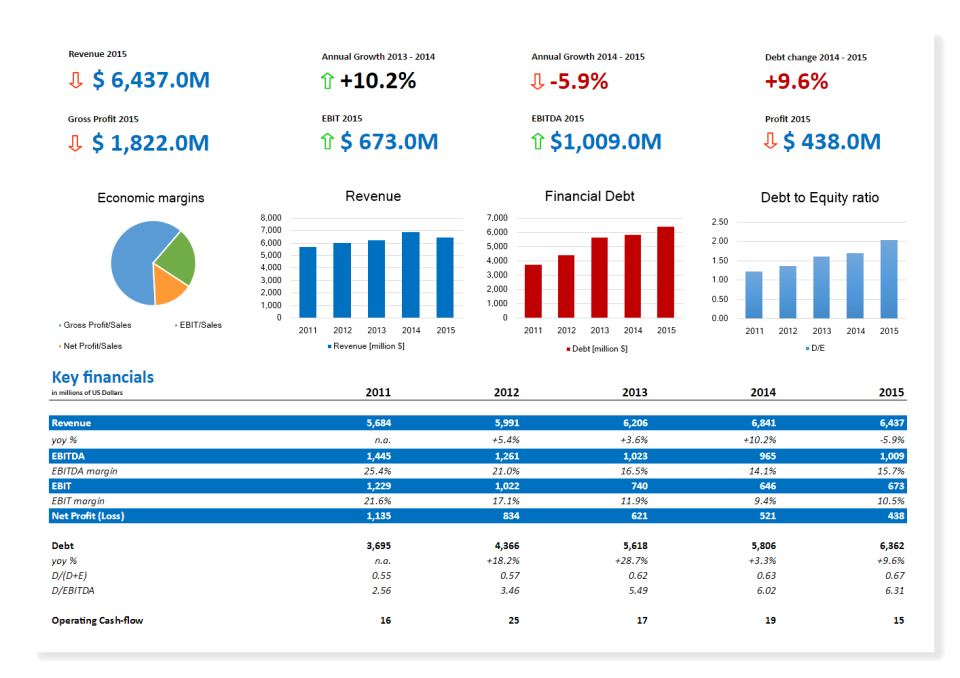 screenshot of Financial Statement Analysis